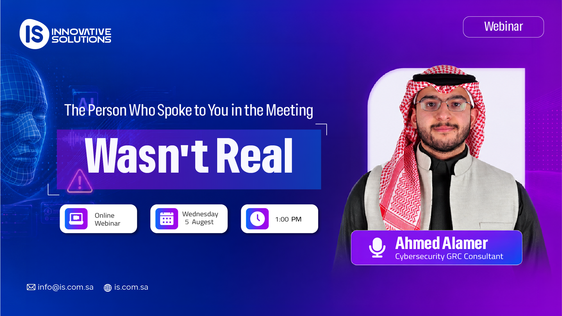The Person on the Meeting ... Wasn't Real !